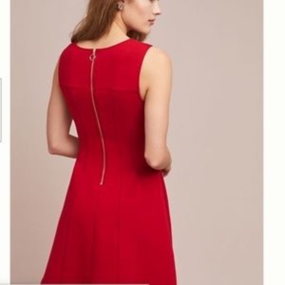 Anthropologie Maeve Debutante Red Dress Small - Picture 7 of 7